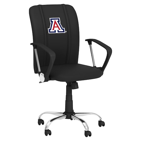 Dreamseat Curve Task Chair with Arizona Wildcats Logo XZOCCURVE-PSCOL12100